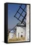 Spain, Toledo Province, Consuegra. La Mancha windmills.-Julie Eggers-Framed Stretched Canvas