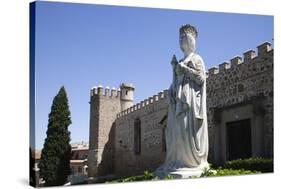 Spain, Toledo, Saint John of The Kings Church, Queen Isabel Statue-Samuel Magal-Stretched Canvas