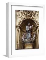 Spain, Toledo, Saint John of The Kings Church, Sculpture of Jesus Christ with Infant Angels-Samuel Magal-Framed Photographic Print