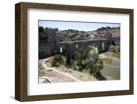 Spain, Toledo, Saint Martin Bridge (Puente de San Martin)-Samuel Magal-Framed Photographic Print