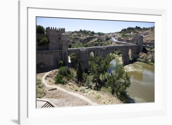 Spain, Toledo, Saint Martin Bridge (Puente de San Martin)-Samuel Magal-Framed Photographic Print