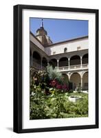 Spain, Toledo, Santa Cruz Museum, Cloister-Samuel Magal-Framed Photographic Print