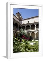 Spain, Toledo, Santa Cruz Museum, Cloister-Samuel Magal-Framed Photographic Print