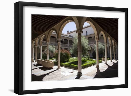 Spain, Toledo, Santa Cruz Museum, Cloister-Samuel Magal-Framed Photographic Print