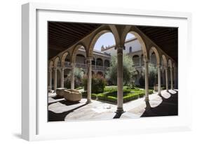 Spain, Toledo, Santa Cruz Museum, Cloister-Samuel Magal-Framed Photographic Print