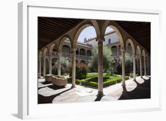 Spain, Toledo, Santa Cruz Museum, Cloister-Samuel Magal-Framed Photographic Print