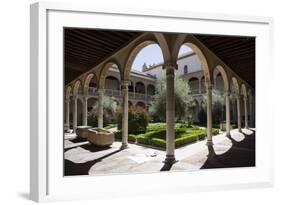 Spain, Toledo, Santa Cruz Museum, Cloister-Samuel Magal-Framed Photographic Print