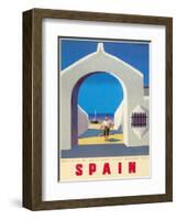 Spain Tourism c.1950s-Guy Georget-Framed Art Print