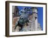 Spain, Trujillo, Plaza Mayor, Equestrian Statue of Francisco Pizarro-Charles Cottet-Framed Giclee Print