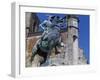 Spain, Trujillo, Plaza Mayor, Equestrian Statue of Francisco Pizarro-Charles Cottet-Framed Giclee Print