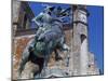 Spain, Trujillo, Plaza Mayor, Equestrian Statue of Francisco Pizarro-Charles Cottet-Mounted Giclee Print