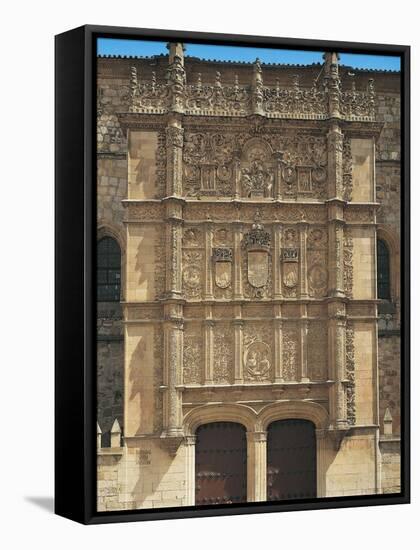 Spain, University of Salamanca, Plateresque Style Door-null-Framed Stretched Canvas