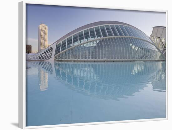 Spain, Valencia, Ciudad De Las Artes Y De Las Ciencias, L'Hemisfric-Rainer Mirau-Framed Photographic Print