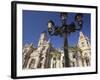 Spain, Valencia, Place De L'Ajuntament, City Hall, Lantern-Rainer Mirau-Framed Photographic Print