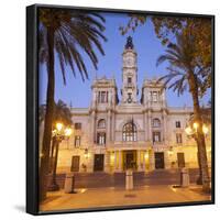 Spain, Valencia, Place De L'Ajuntament, City Hall-Rainer Mirau-Framed Photographic Print