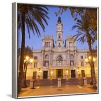 Spain, Valencia, Place De L'Ajuntament, City Hall-Rainer Mirau-Framed Photographic Print