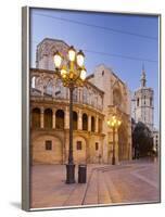 Spain, Valencia, Plaza De La Virgen, Catedral De Santa Mar’a De Valencia, Lantern-Rainer Mirau-Framed Photographic Print