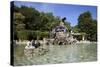 Spain, Valladolid, Botanic Gardens, Fountain-Samuel Magal-Stretched Canvas