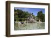 Spain, Valladolid, Botanic Gardens, Fountain-Samuel Magal-Framed Photographic Print