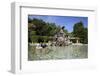 Spain, Valladolid, Botanic Gardens, Fountain-Samuel Magal-Framed Photographic Print