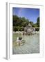 Spain, Valladolid, Botanic Gardens, Fountain-Samuel Magal-Framed Photographic Print