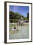 Spain, Valladolid, Botanic Gardens, Fountain-Samuel Magal-Framed Photographic Print