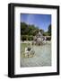 Spain, Valladolid, Botanic Gardens, Fountain-Samuel Magal-Framed Photographic Print