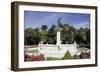 Spain, Valladolid, Botanic Gardens, Fountain-Samuel Magal-Framed Photographic Print