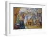 Spain, Valladolid, Pimentel Palace, Baptism of Philip II Tile-Samuel Magal-Framed Photographic Print