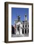 Spain, Valladolid, Plaza Mayor (Main Square), Statue of Count Anzures In Front of Casa Consistorial-Samuel Magal-Framed Photographic Print