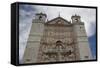 Spain, Valladolid, San Pablo Church, Main Facade, Coronation of the Virgin Relief-Samuel Magal-Framed Stretched Canvas