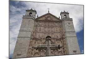 Spain, Valladolid, San Pablo Church, Main Facade, Coronation of the Virgin Relief-Samuel Magal-Mounted Photographic Print