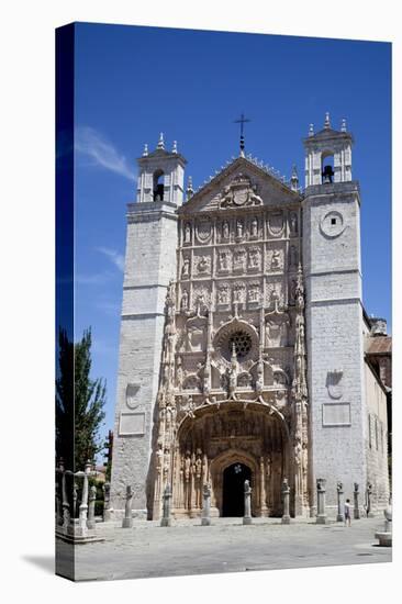 Spain, Valladolid, San Pablo Church, Main Facade-Samuel Magal-Stretched Canvas