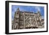 Spain, Valladolid, San Pablo Church, St. Gregory College Facade, Coat of arms of Catholic Monarchs-Samuel Magal-Framed Photographic Print