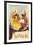 Spain - Women Dancing-null-Framed Giclee Print