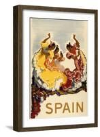 Spain - Women Dancing-null-Framed Giclee Print