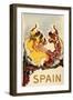 Spain - Women Dancing-null-Framed Giclee Print