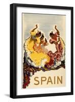 Spain - Women Dancing-null-Framed Giclee Print