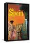 Spain-David Klein-Framed Stretched Canvas