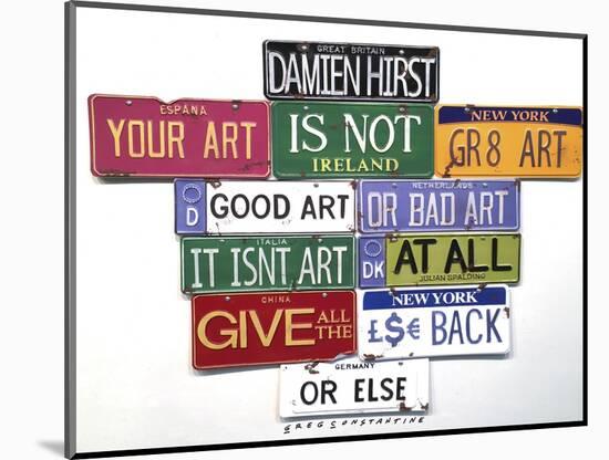 Spalding Damien Hirst-Gregory Constantine-Mounted Giclee Print