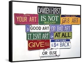 Spalding Damien Hirst-Gregory Constantine-Framed Stretched Canvas