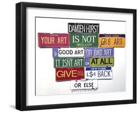 Spalding Damien Hirst-Gregory Constantine-Framed Giclee Print