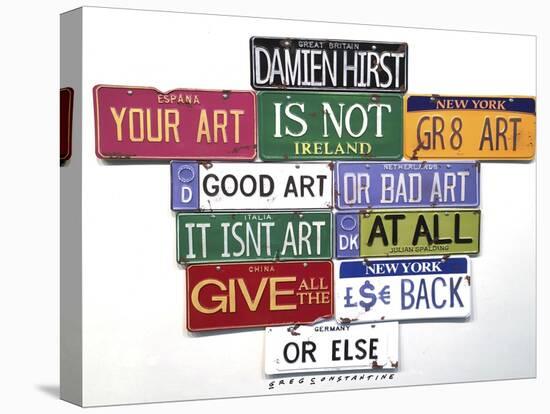 Spalding Damien Hirst-Gregory Constantine-Stretched Canvas