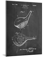 Spalding Golf Driver Patent-Cole Borders-Mounted Art Print