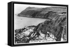 Spaldrick Bay and Bradda Head, Isle of Man, 1937-null-Framed Stretched Canvas