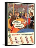 Spangles, Sweets, UK, 1950-null-Framed Stretched Canvas