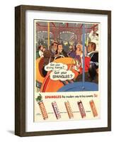 Spangles, Sweets, UK, 1950-null-Framed Giclee Print