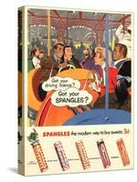 Spangles, Sweets, UK, 1950-null-Stretched Canvas