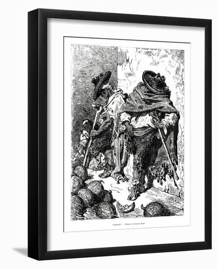 Spaniards, 1886-Gustave Doré-Framed Giclee Print