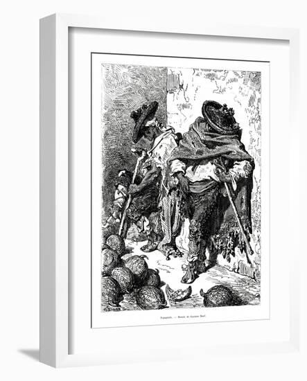 Spaniards, 1886-Gustave Doré-Framed Giclee Print